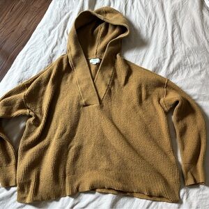 Aerie Mustard Knit Sweater